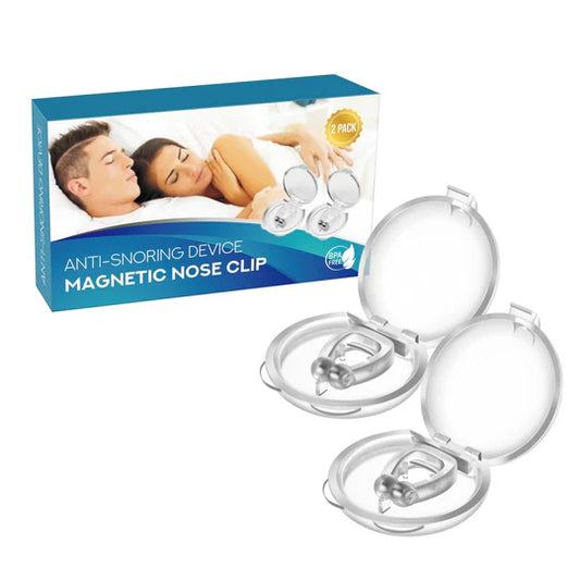ANTI SNORING DEVICES - SILICONE MAGNETIC ANTI SNORING NOSE CLIP, SNORING SOLUTION - COMFORTABLE NASAL TO RELIEVE SNORE – ANTI SNORING DEVICE FOR MALE / FEMALE